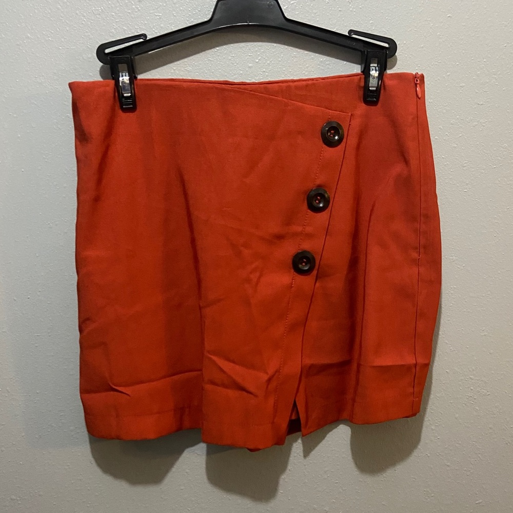 Burnt Orange Skort